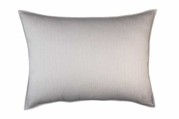 Retro Luxe Euro Pillow - 27x36 Bedding Style Lili Alessandra Pewter 