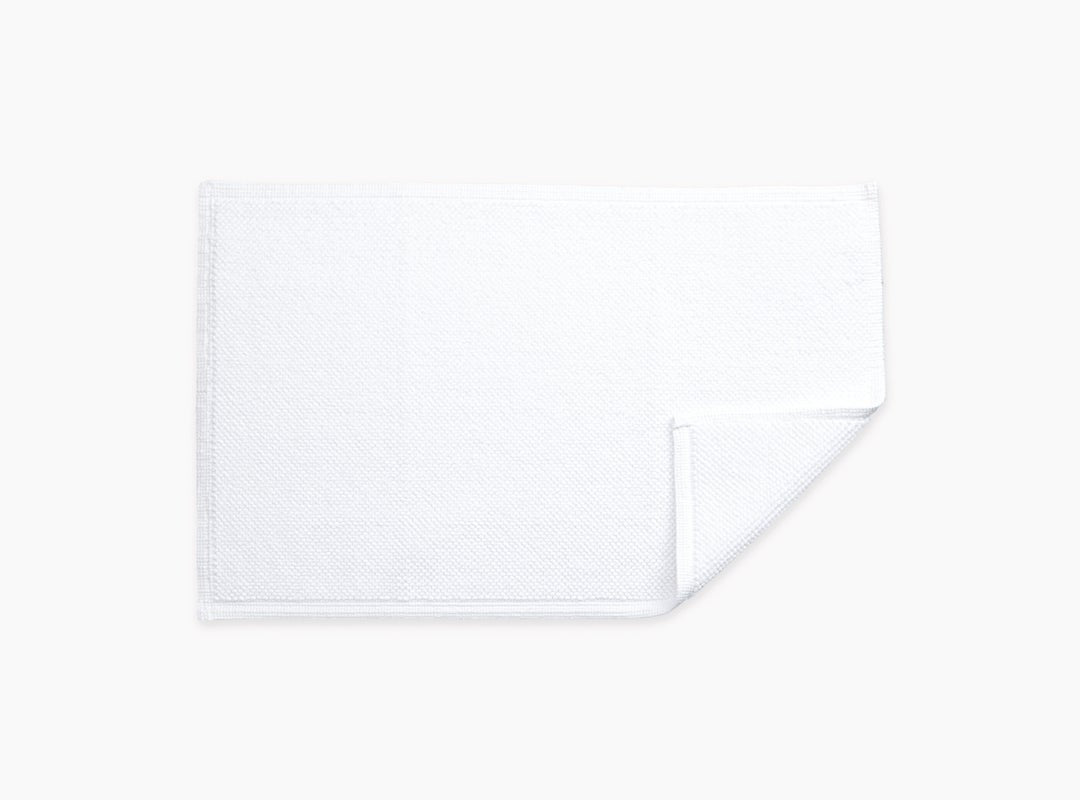 Reverie Bath Rug 24x24 Bath Linens Matouk White 