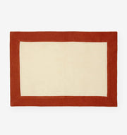 Roma Placemats - set of 4 Table Linens Sferra Stone Paprika 