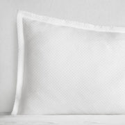 Rombo Boudoir Sham Bedding Style Sferra White 