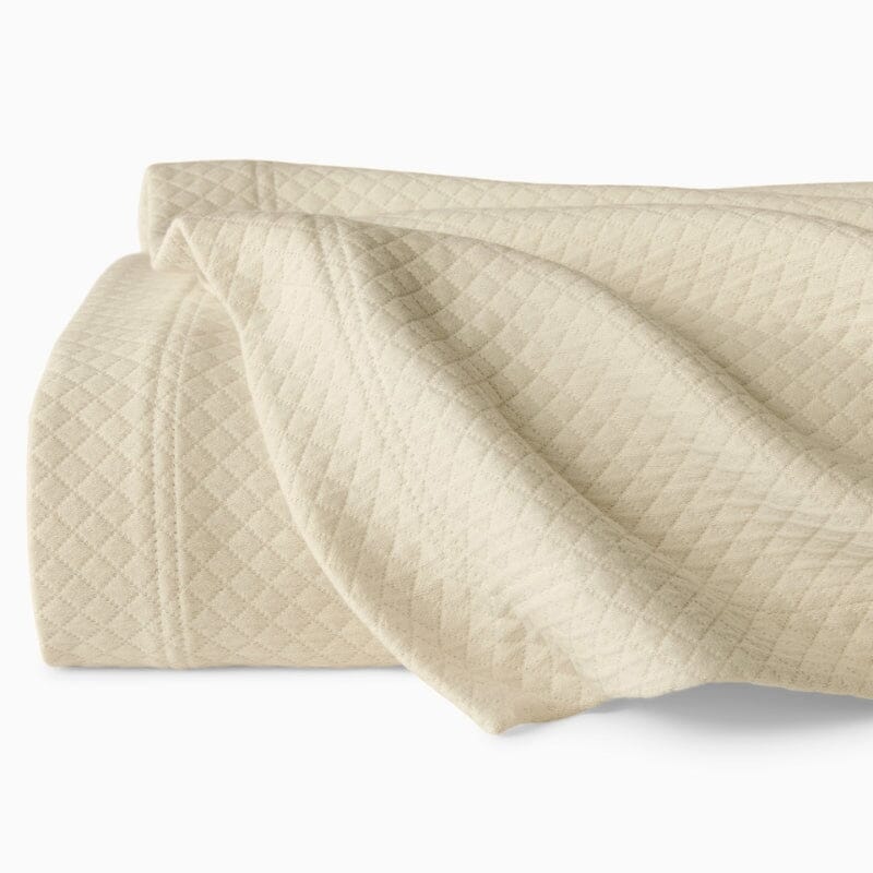 Rombo King Coverlet Bedding Style Sferra Sand 