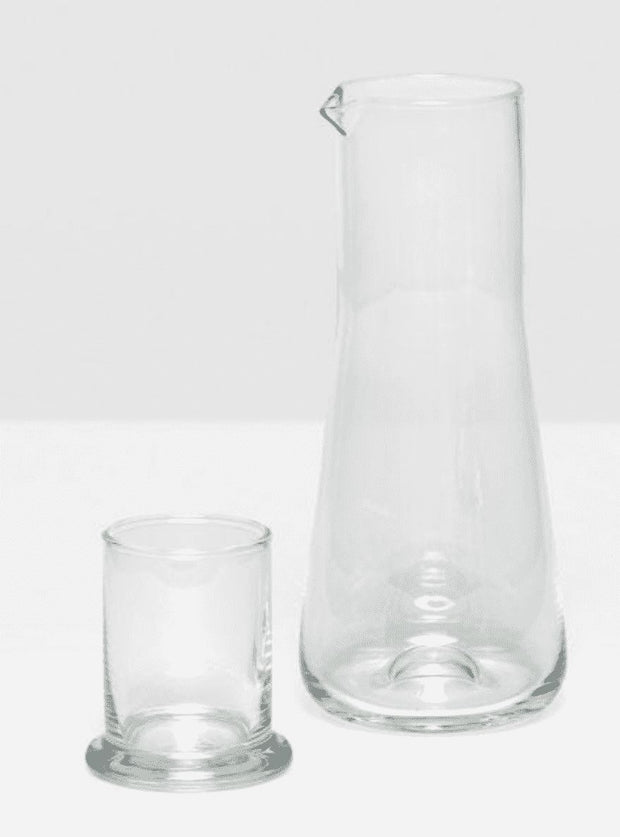Salford Carafe Bath Accessories Pigeon & Poodle Clear 