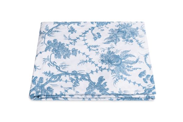 San Cristobal Cal King Fitted Sheet Bedding Style Matouk Sky 