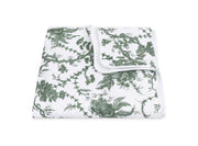 San Cristobal Full/Queen Duvet Cover Bedding Style Matouk Green 