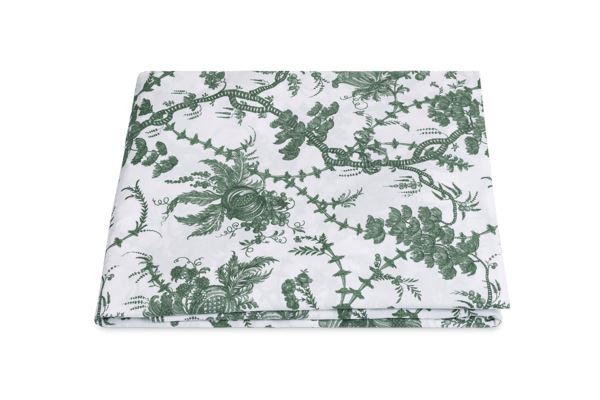 San Cristobal Queen Fitted Sheet Bedding Style Matouk Green 