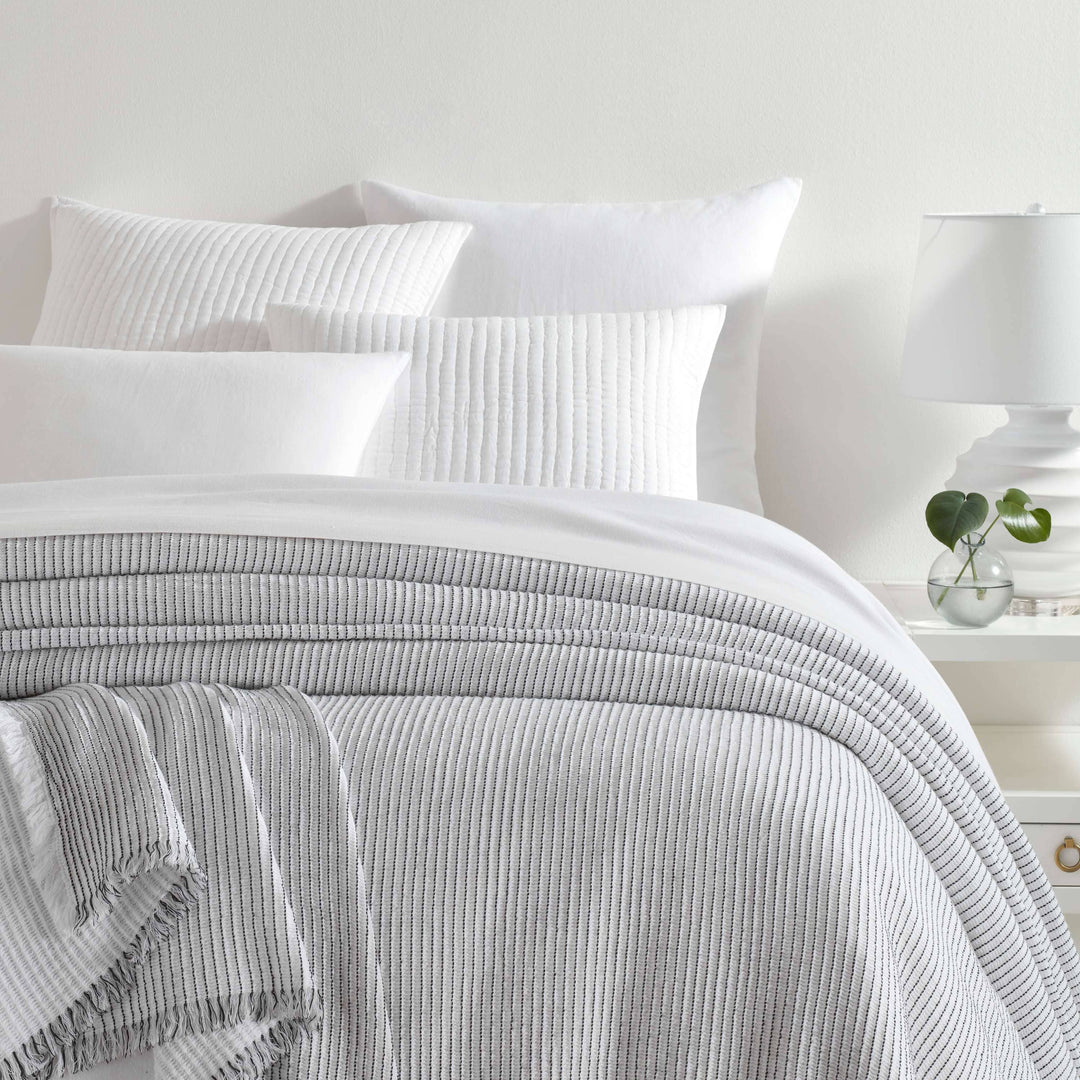 Santo Stripe Full/Queen Coverlet Bedding Style Pine Cone Hill