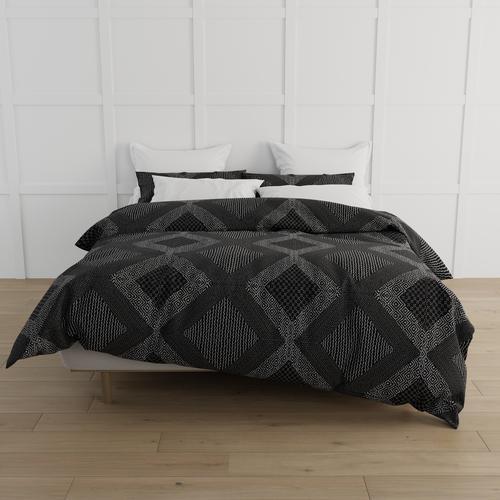 Sashiko Hishi-Moyo Pillow- 24x14 Bedding Style Ann Gish 