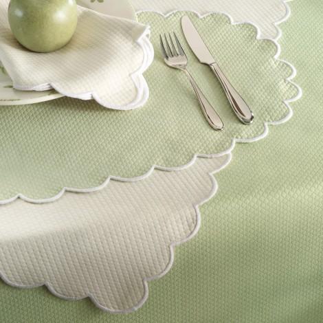 Table Linens - Savannah Garden Round Tablecloth- 108"