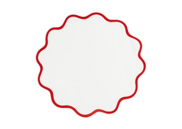 Scallop Circle Placemat- Set of 4 Table Linens Matouk 