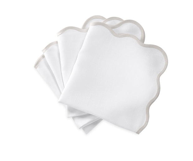 Table Linens - Scallop Napkin- Set Of 4
