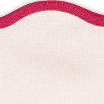 Scallop Napkin(22x22)- Set of 4 Table Linens Matouk Pink Azalea 