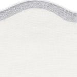 Scallop Oval Placemat- Set of 4 Table Linens Matouk Classic Grey 
