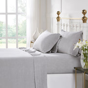 Seville Linen Cal King Sheet Set Bedding Style Orchids Lux Home Mist 