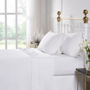 Seville Linen Queen Sheet Set Bedding Style Orchids Lux Home White 