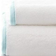 Signature Banded Hand Towel Bath Linens Pine Cone Hill White Sky 
