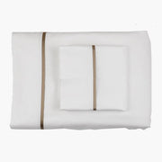 Bedding Style - Silk Trim King Sheet Set - White