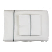 Bedding Style - Silk Trim King Sheet Set - White