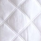 Silken Solid Euro Quilted Sham Bedding Style Pine Cone Hill White 