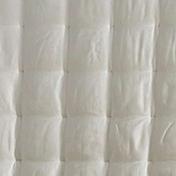Silken Solid Full/Queen Puff Quilt Bedding Style Pine Cone Hill Ivory 
