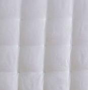 Silken Solid Full/Queen Puff Quilt Bedding Style Pine Cone Hill White 