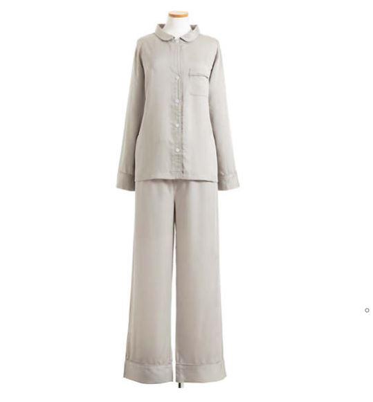 Silken Solid Pajamas - Small Sleepwear Pine Cone Hill Grey 