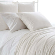 Silken Solid Twin Duvet Cover Bedding Style Pine Cone Hill Ivory 