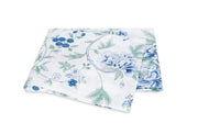 Simone Queen Fitted Sheet Bedding Style Matouk Sea 