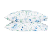 Simone King Pillowcases- Pair Bedding Style Matouk Sea 