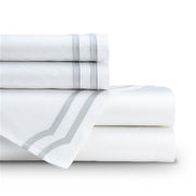 Soho King Pillowcase - pair Bedding Style Lili Alessandra White Gray 