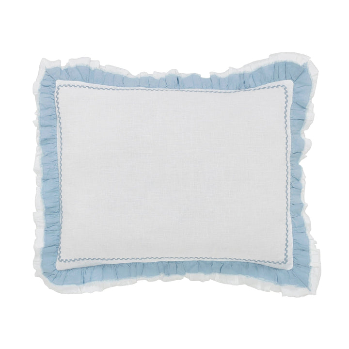 Solana Standard Sham - pair Bedding Style Orchids Lux Home French Blue 