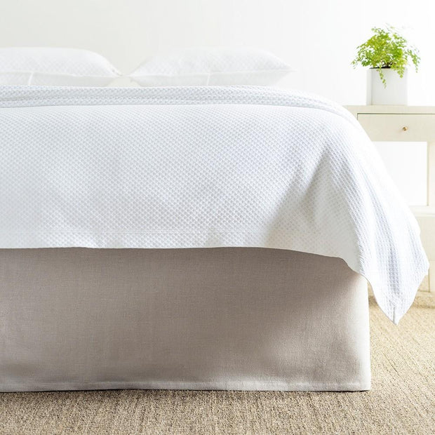 Stone Washed Linen King Bed Skirt Bedding Style Pine Cone Hill 