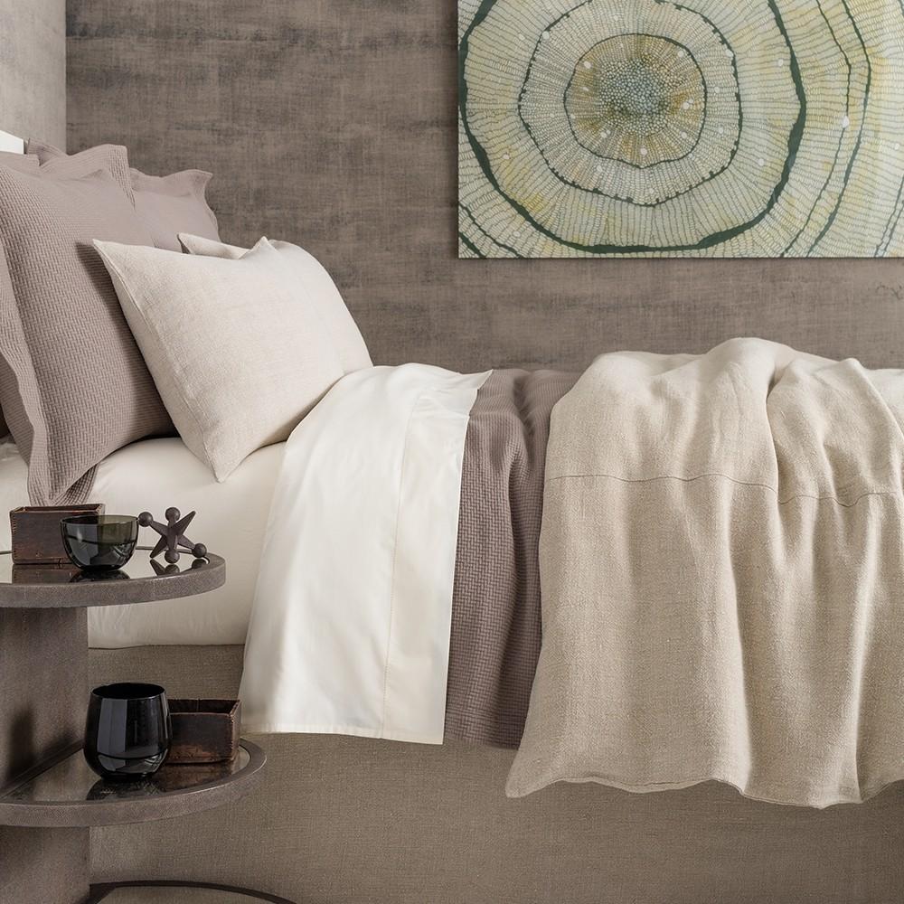 Stone Washed Linen Twin Duvet Cover Bedding Style Pine Cone Hill