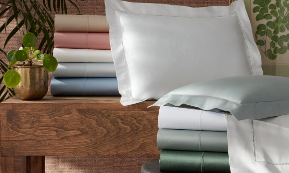 Talita Hemstitch King Pillowcases- Pair Bedding Style Matouk 