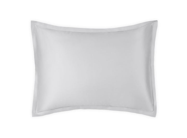 Talita Satin Stitch Boudoir Sham Bedding Style Matouk Silver 