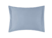 Talita Satin Stitch Euro Sham Bedding Style Matouk Hazy Blue 