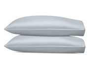 Talita Satin Stitch King Pillowcases- Pair Bedding Style Matouk Pool 