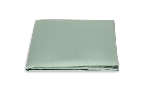 Talita Satin Stitch Queen Fitted Sheet Bedding Style Matouk Celadon 