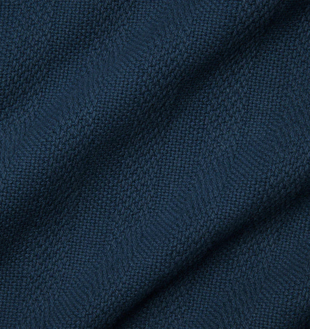 Tavira Full/Queen Blanket Bedding Style Sferra Navy 