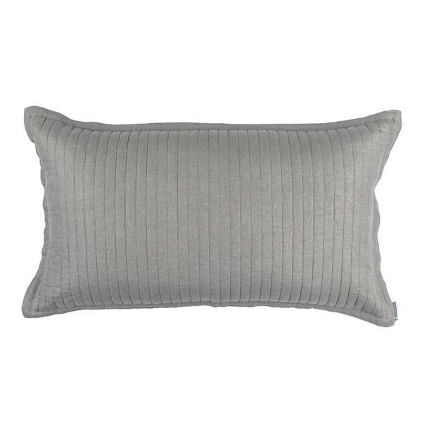 Tessa King Pillow Bedding Style Lili Alessandra Light Grey 