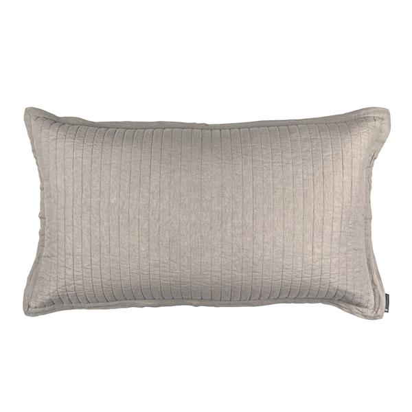 Tessa King Pillow Bedding Style Lili Alessandra Raffia 