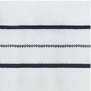 Triad Twin XL Flat Sheet Bedding Style Home Treasures White Black 