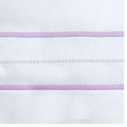 Triad Twin XL Flat Sheet Bedding Style Home Treasures White Violet 