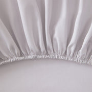 Triomphe Cal King Fitted Sheet Bedding Style Yves Delorme Silver 