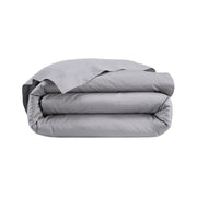 Triomphe F/Q Duvet Cover Bedding Style Yves Delorme Platine 