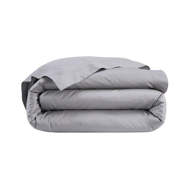 Triomphe F/Q Duvet Cover Bedding Style Yves Delorme Platine 