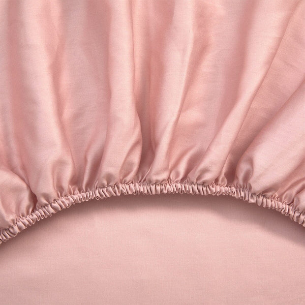 Triomphe Full Fitted Sheet Bedding Style Yves Delorme Poudre 