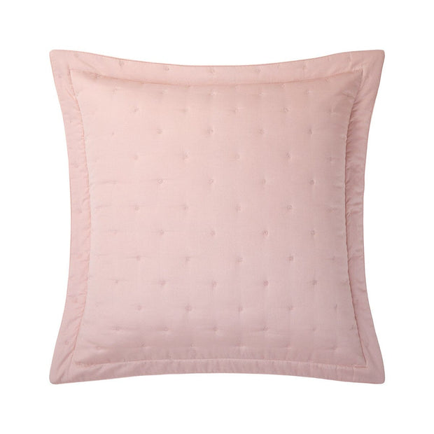 Triomphe Quilted Boudoir Sham Bedding Style Yves Delorme Poudre 