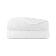 Triomphe Quilted F/Q Coverlet Bedding Style Yves Delorme Blanc 