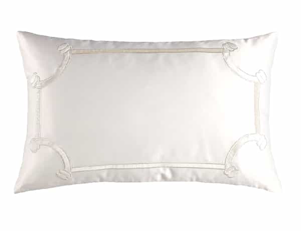 Vendome 14x22 Pillow Bedding Style Lili Alessandra Ivory 