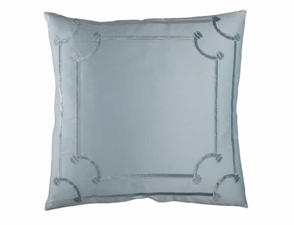 Vendome Euro Pillow Bedding Style Lili Alessandra Sea Foam 